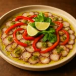 Carpaccio de pulpo